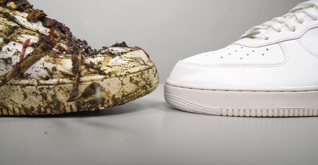 How to clean white air force 1s best sale