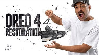 How to Restore Air Jordan 4 Oreo's